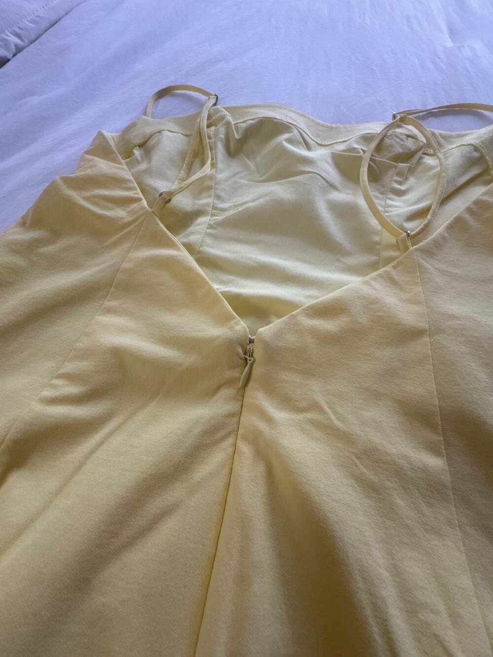 Mistress Rocks Yellow Corset Mini Dress - Picture 7 of 8